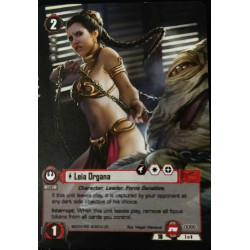 Star Wars LCG: A Dark Leia Organa Alternate Art Kaart