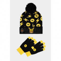 Pokemon: Pikachu Giftset (Beanie & Knitted Gloves)