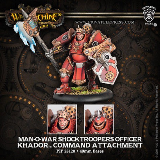 Khador - Man-O-War Shocktrooper Officer